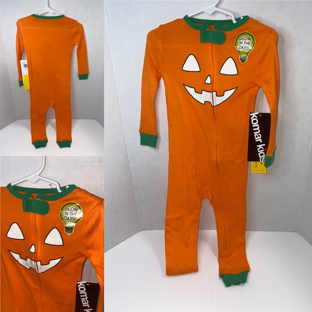 NWT  Pumpkin Pajama One Piece For Baby New